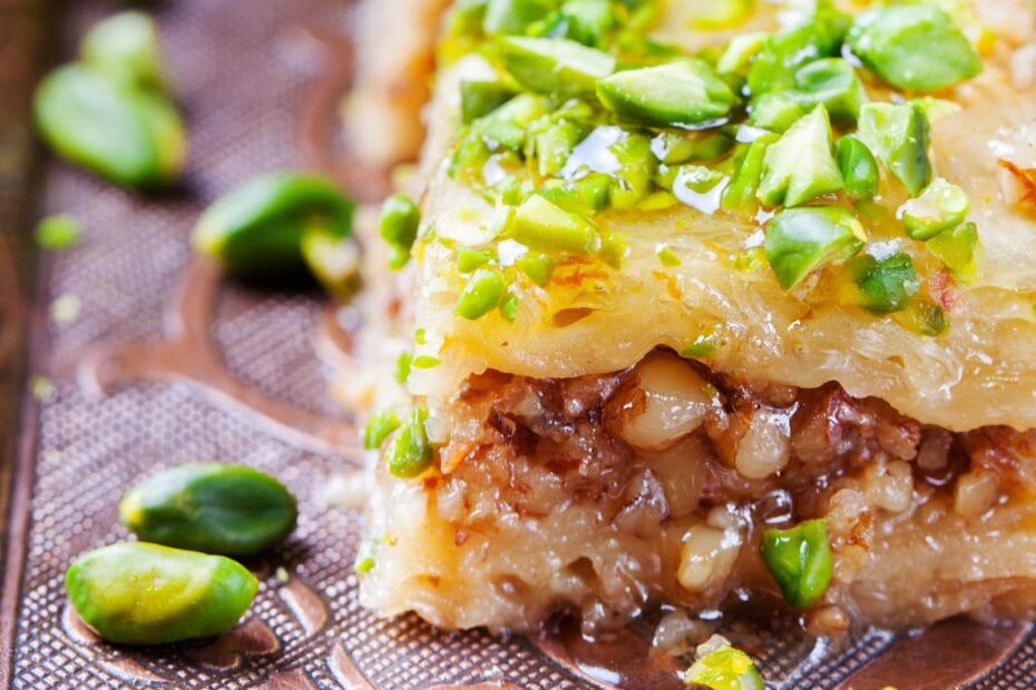baklawa z pistacjami