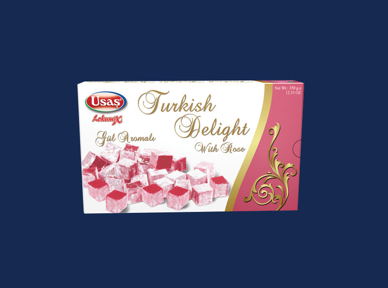 Turkish delight o smaku różanym